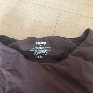SKIMS Chocolate brown bodysuit